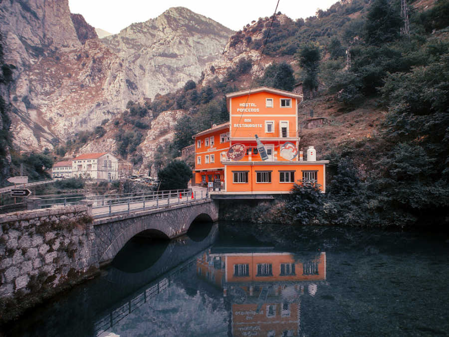 Poncebos, starting point Ruta del Cares